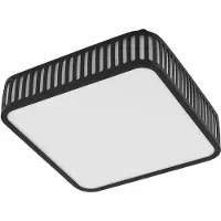 LINDBY LED plafoniera per esterni Lurinda, 26 cm nero, IP44