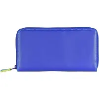 Mywalit Portafoglio Vera Pelle 18 cm blu
