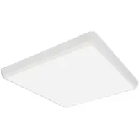 Arcchio Plafoniera LED Augustin, 40 x 40 cm, bianco, IP54