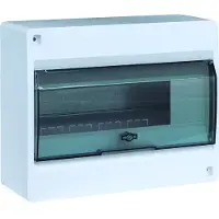 Hager Piccolo quadro di distribuzione IC2 APV 1x10M IP40 porta trasparente VD110TP