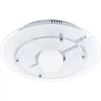 Eglo 92798 Vallerano applique / plafoniera 5x33W acciaio cromo bianco