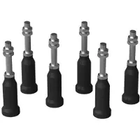 Bette pieds de baignoire, réglables en hauteur, Set de 6 pièces, B50-0016, B50-0016