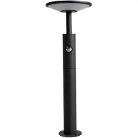 LUCANDE lampione a LED Fenia, 60 cm, sensore, IP54, antracite