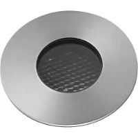 Faro Faretto LED da incasso base, color nichelo, Ø 8 cm, alluminio/acciaio inox