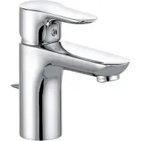 Kludi OBJEKTA Mitigeur monocommandé pour lavabo, hauteur de bec 80mm, pour réservoir sans pression, chrome, 322340575, 322340575