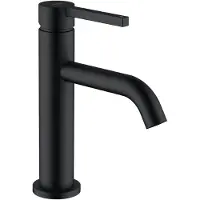 Kludi NOVA FONTE PURA Mitigeur monocommandé pour lavabos, montage monotrou, hauteur de bec 100mm, garniture d'écoulement PUSH-OPEN, 202883915, 202883915