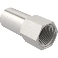 Geberit GE Mapress, acciaio inossidabile, raccordo con estremità inseribile, d35 mm, Rp1/2, L6,9 cm, 1 pz.