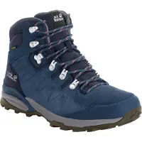 Jack Wolfskin Women's Refugio Texapore Mid Scarpe da trekking Donna (39, blu)