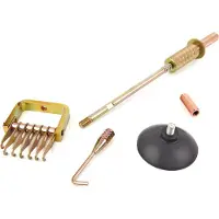 HBM Vacuum Set di estrazione, Tiratore, Ammaccature senza verniciare con 3 adattatori