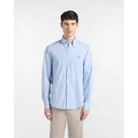 HARMONT & BLAINE per uomo. CRQ074013436B Camicia a righe blu vestibilità regolare (M), Casual, Cotone, Classico, Manica lunga