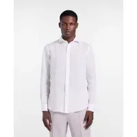 HARMONT & BLAINE per uomo. CRQ001012833I camicia di lino bianco semplice (L), Casual, Classico, Manica lunga