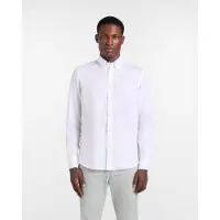 HARMONT & BLAINE per uomo. CRQ014010883B Camicia in puro lino dalla vestibilità regolare, bianca (M), Bianco, Casual, Classico, Manica lunga