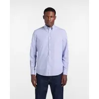 HARMONT & BLAINE per uomo. CRQ074013435B Camicia blu a righe sottili dalla vestibilità regolare (M), Casual, Cotone, Classico, Manica lunga