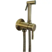 Paffoni Kit Bidet - Set di miscelatori a leva da incasso con doccia bidet, bronzo ZDUP110BR