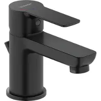 Duravit D-Code Mitigeur monocommandé pour lavabo S FreshStart et Minusflow, avec garniture d'écoulement, DC1013001046, DC1013001046
