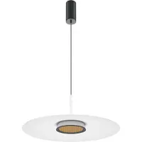 Maytoni Lampada LED a sospensione El, Ø 50 cm, bianco, alluminio