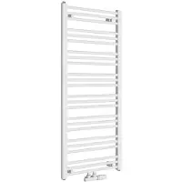 Bruckner Albrecht - Elemento riscaldante 600x1250 mm, attacco centrale, bianco 600.117.4
