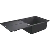 GROHE Lavello composito K400 31641 1 vasca 1000x500mm con ATF re/li granito nero