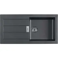 Franke Sirius 2.0 - Lavello in tectonite S2D 611-100, 1000x500 mm, nero 143.0613.661