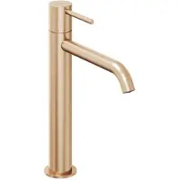 Ravak Miscelatore per lavabo a colonna Esprit ES 014.60RGB 250 mm senza piletta, oro rosa spazzolato