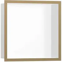 Hansgrohe XtraStoris Individual Niche murale blanc mat avec cadre design 300x300x100 mm, 56099140, 56099140