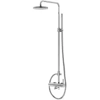 Steinberg Série 100 Système de douche, douchette à main, pomme de douche ronde, 1002760, 1002760