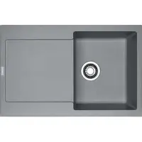Franke Maris - Lavello in Fragranite MRG 611, 780x500 mm, pietra grigia 114.0284.846
