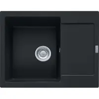 Franke Maris - Lavello in Fragranite MRG 611-62, 620x500 mm, nero opaco 114.0637.573