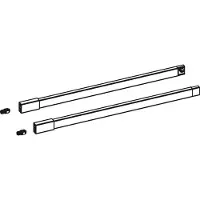Hettich Längsreling-Set,9149288,NL400mm,weiß