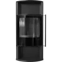 Kratki Stufa a legna in acciaio TOFA Ø 150 8 kW nero thermotec