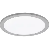 Eglo Plafoniera LED Sarsina, plafoniera dimmerabile in alluminio e plastica, lampada da soffitto, illuminazione da soffitto bianco neutro, lampada da cucina Ø 30 cm