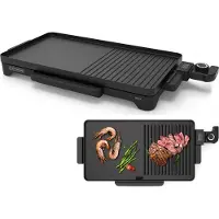 Black & Decker Grill da tavolo piatto 2200W Nero
