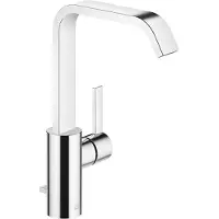 Dornbracht IMO Mitigeur monocommandé pour lavabos avec bec haut, avec garniture d'écoulement, saillie 170mm, 33528671-00, 33528671-00