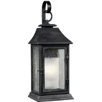 Elstead Lighting Applique da esterno in stile retrò, zinco anticato scuro, E27 60W, Shepherd Feiss