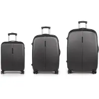 Gabol Paradise XP 4 ruote Set di valigie 3 pezzi espandibile grigio