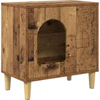 Syfax Casa per Gatti Legno vecchio 51 x 30 x 52 cm