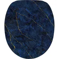 Sanilo Sedile WC con meccanismo Soft-Close Marmor Blu scuro