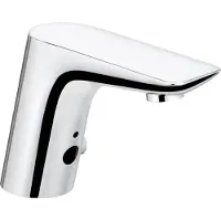 Kludi BALANCE E Robinetterie de lavabo électronique, hauteur de bec 105mm, alimentation secteur, chrome, 5220005WR, 5220005WR