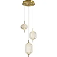 ITALUX Lampada a sospensione LED 23W CORADO PND-81438-3-GD