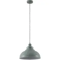 LINDBY Lampada a sospensione Albertine, metallo celeste
