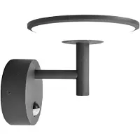 LUCANDE Applique da esterni LED Fenia, sensore, IP54, antracite