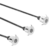 LINDBY Gracelle LED da interrare, 3x rotondo
