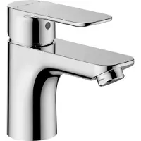 Hansa HANSABASIC Mitigeur de lavabo, saillie 101 mm, chromé, 55422203, 55422203