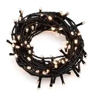 Konstsmide Fata micro LED, 1000 diodi bianco caldo, 24V, per esterni (IP44), cavo nero
