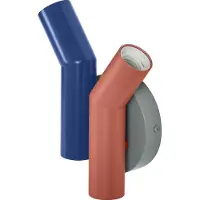 Osram applique Decor Straw, a 2 luci, colorata, acciaio, E27