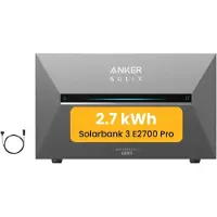 Powerness Accumulo per centrale elettrica da balcone Accumulo Anker SOLIX Solarbank 3 E2700 Pro 2688Wh per centrale elettrica da balcone (IVA 0%)