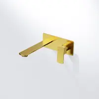 Steinberg Série 342 Mitigeur mural pour lavabo, Set de finition, saillie 220mm, 34218643BG, 34218643BG