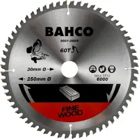 Bahco Lama Per Sega Circolare Con 60 Denti Per Seghe A Troncare In Legno 305 Mmx30 Mm