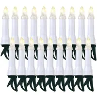 Linder Exclusiv GmbH Candele per albero di Natale LEX 20 LED per esterni, IP44, 8,55 m