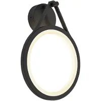 LUCANDE LED applique da esterno Mirco, 30 cm, nero, IP65